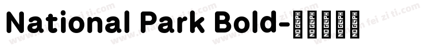National Park Bold字体转换